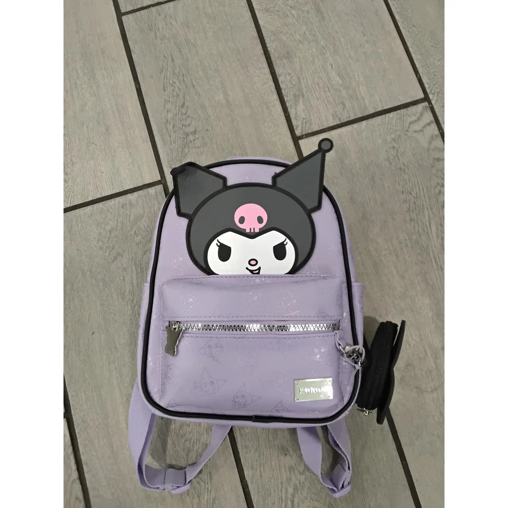 Sanrio Kuromi Mini Backpack Bioworld Netflix K-Pop Demon Hunters Lavender New